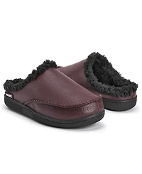 Muk Luks Men's Faux Leather Clog Slippers