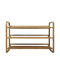 Oceanstar 3-Tier Bamboo Shoe Rack
