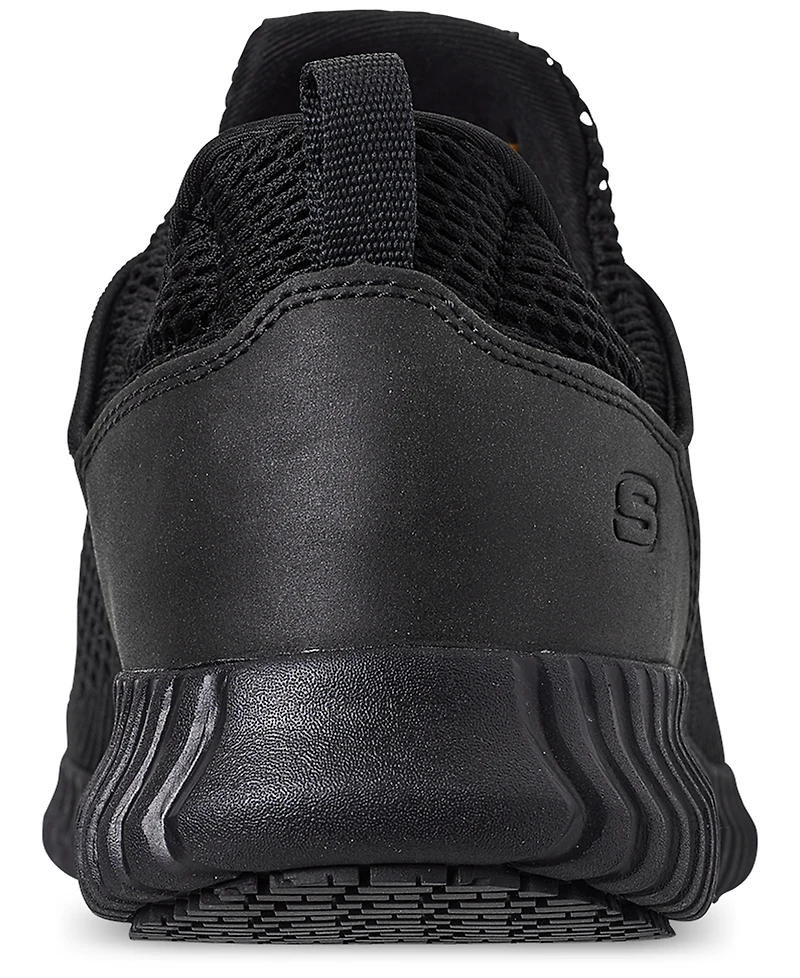Skechers Men's Work Relaxed Fit Cessnock Slip-Resistant Work Athletic Sneakers from Finish Line
