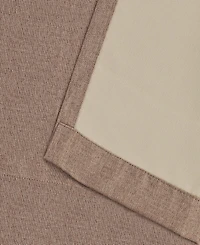 Superior Linen-Inspired Classic Room Darkening Modern Fade Resistant -Piece Curtain Set with Grommet Header Top