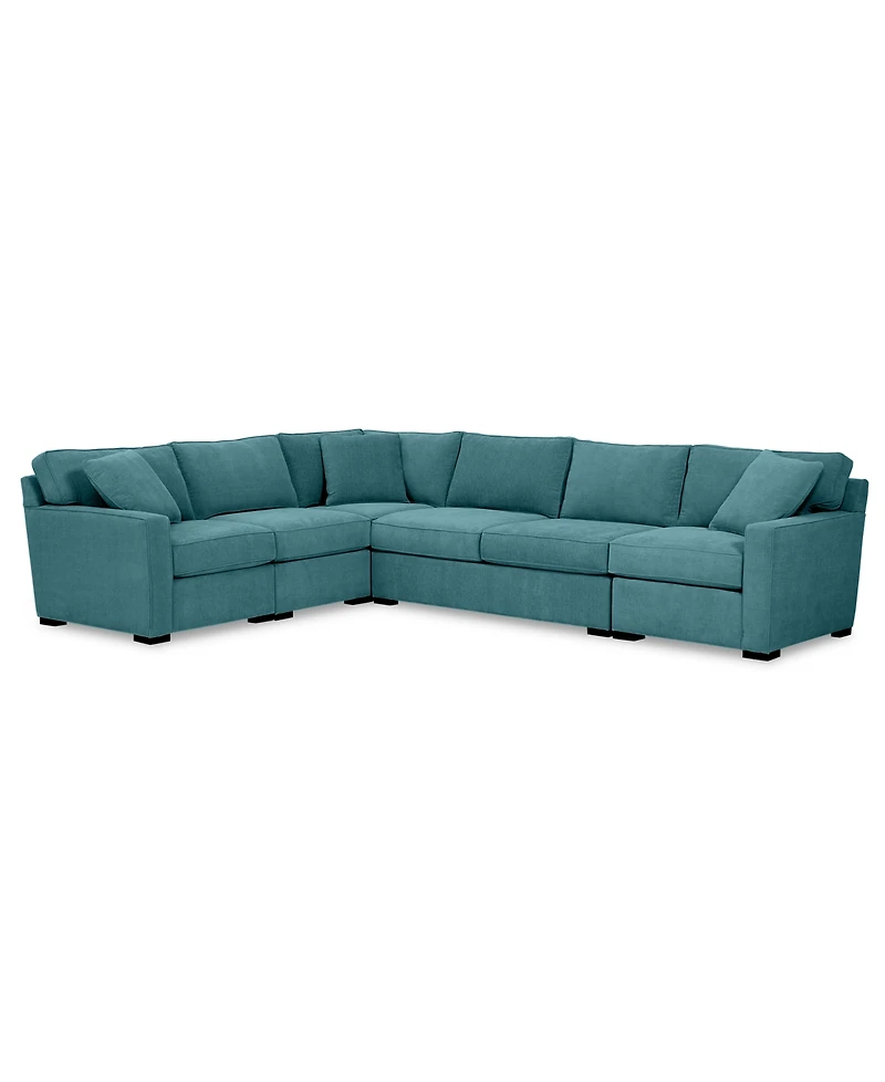 Radley 5-Pc. Fabric Sectional Sofa, Created for Macy's