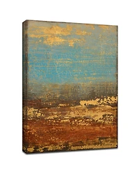 Ready2HangArt 'Yellow River' Abstract Canvas Wall Art - 40" x 30"