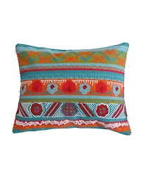Levtex Mirage Crewel Poms Decorative Pillow, 14" x 18"