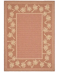 Safavieh Courtyard CY5148 Rust and Sand 8' x 11' Sisal Weave Outdoor Area Rug