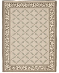 Safavieh Courtyard CY7107 Beige and Dark Beige 8' x 11' Outdoor Area Rug