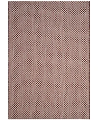 Safavieh Courtyard CY8653 Rust and Light Gray 5'3" x 7'7" Sisal Weave Outdoor Area Rug