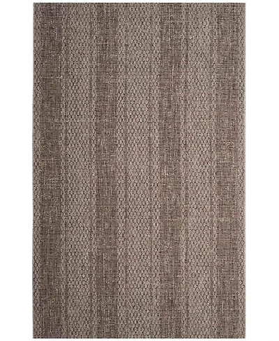Safavieh Courtyard CY8736 Light Beige and Light Brown 5'3" x 7'7" Sisal Weave Outdoor Area Rug