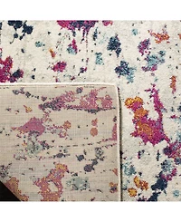 Safavieh Evoke EVK284 Ivory and Red 5'1" x 7'6" Area Rug