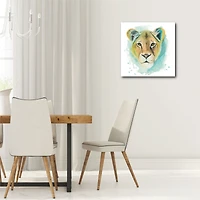 Courtside Market Chromatic Cats I Gallery-Wrapped Canvas Wall Art - 16" x 16"