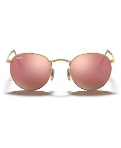 Ray-Ban Sunglasses, RB3447 Round Flash Lenses