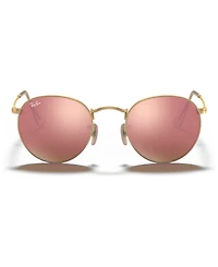 Ray-Ban Sunglasses, RB3447 Round Flash Lenses