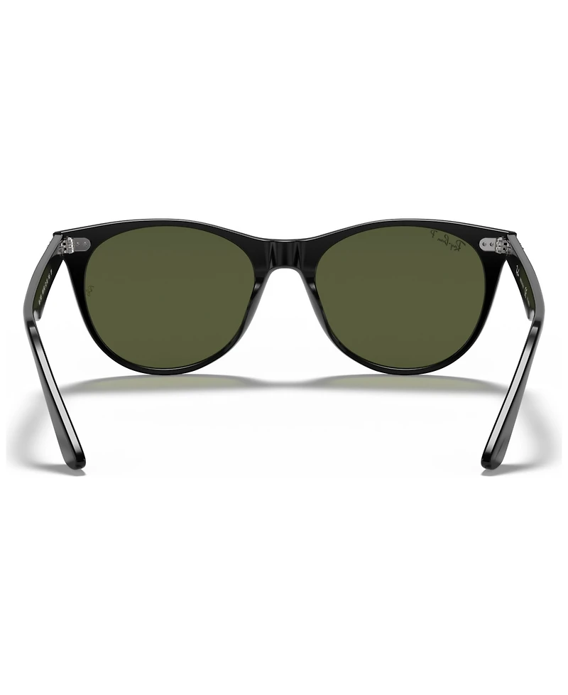Ray-Ban Unisex Polarized Sunglasses, RB2185 Wayfarer Ii Classic