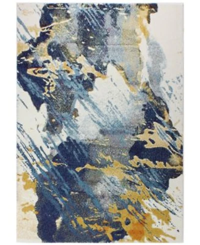 Bashian Medley 5341a Ivory Blue Area Rug