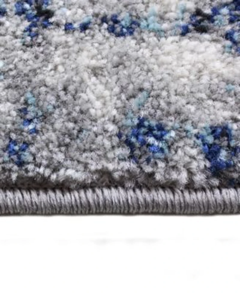 Bashian Medley 5570a Ivory Blue Area Rug
