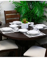 Elama Fleur De Lys 20 Pc. Dinnerware Set, Service for 4