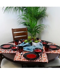 Elama Tanizia 16 Pc. Dinnerware Set, Service for 4