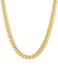 Lightweight Miami Cuban Link 24" Chain Necklace (6mm) in 10k Gold