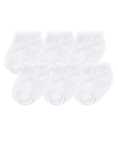 Luvable Friends Baby Boys Unisex Six Pair Ultra-Low Footies