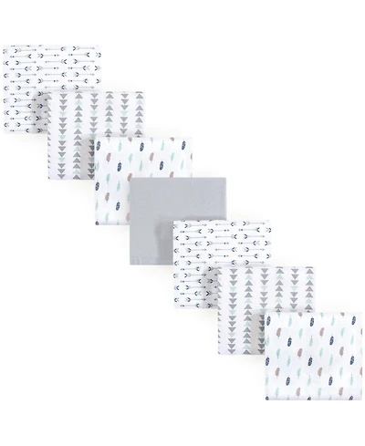 Luvable Friends Girls Bundle of Seven Soft Flannel Infant Blankets