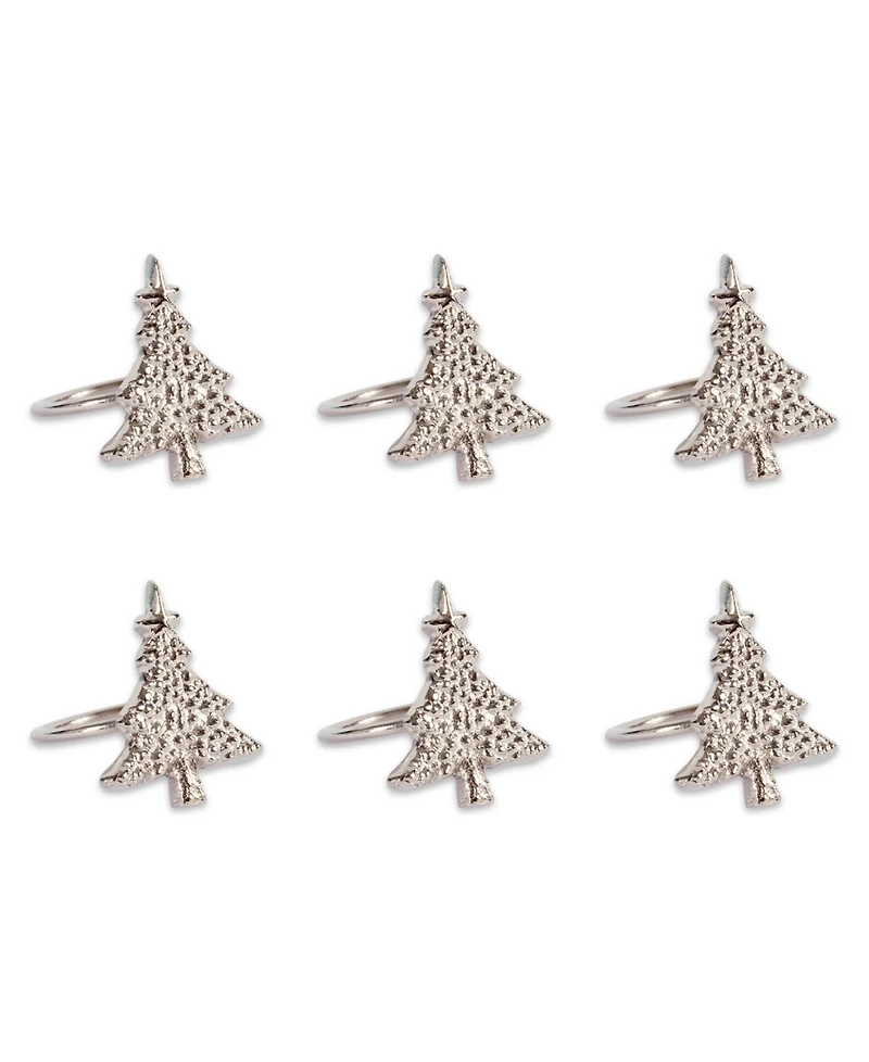 Christmas Tree Napkin Ring, Set of 6