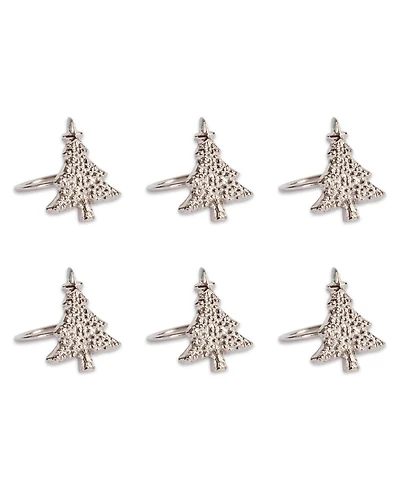 Christmas Tree Napkin Ring, Set of 6