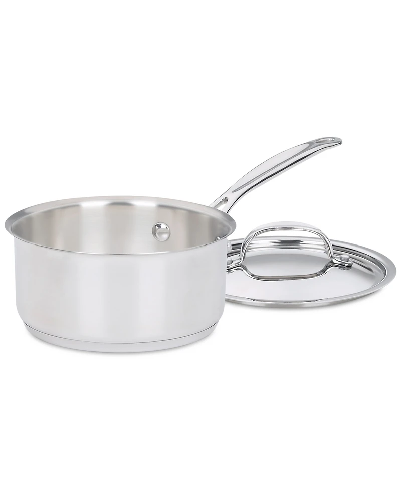 Cuisinart Chef's Classic Stainless Steel 1-Qt. Covered Saucepan