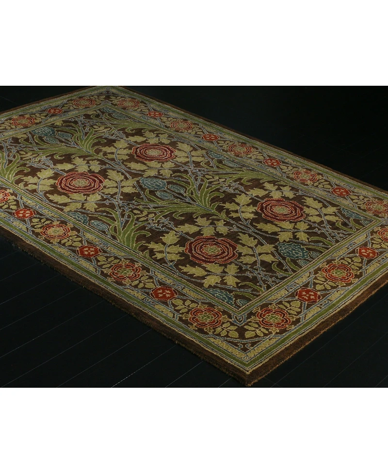 Bashian Dijay Djy-102 Chocolate 2'6" x 8' Runner Area Rug