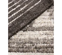 Bashian Natural Wool Nat-21 Gray 5' x 7'6" Area Rug