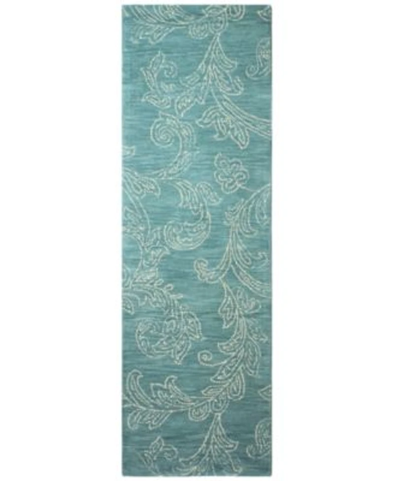Bashian Nico Nic 142 Teal Area Rug