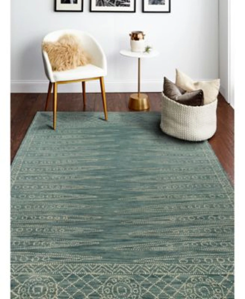 Bashian Nico Nic 153 Teal Area Rug