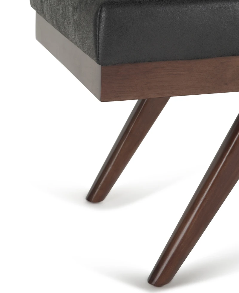Chanelle Mid Century Modern Rectangle Ottoman Bench