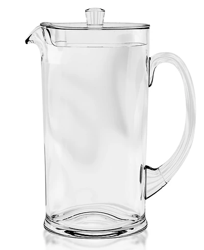 Abode Homewares Cordoba Pitcher with Lid, Clear, 78 oz., Premium Plastic