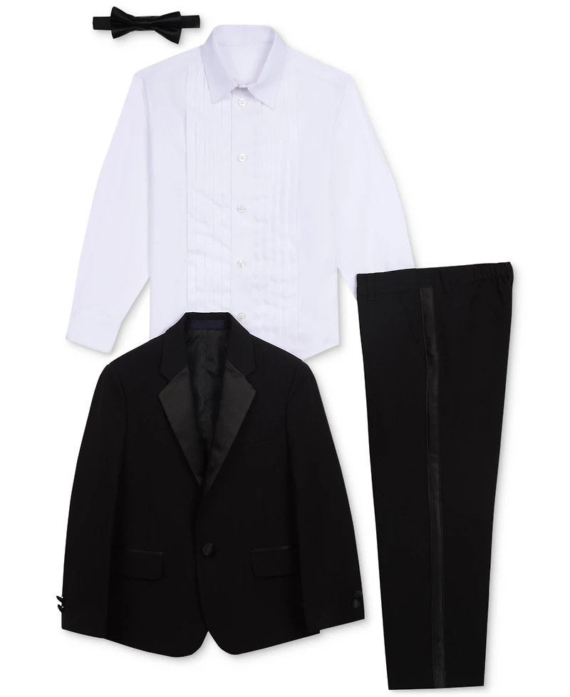 Nautica 4-Piece Tuxedo Suit, Shirt & Bowtie, Toddler and Little Boys