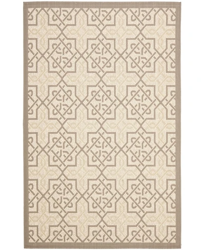 Safavieh Courtyard CY7931 Beige and Dark Beige 8' x 11' Outdoor Area Rug