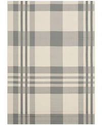 Safavieh Courtyard CY6201 Gray and Bone 5'3" x 7'7" Outdoor Area Rug