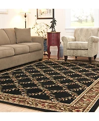 Safavieh Lyndhurst LNH557 Black and Brown 8' x 11' Area Rug