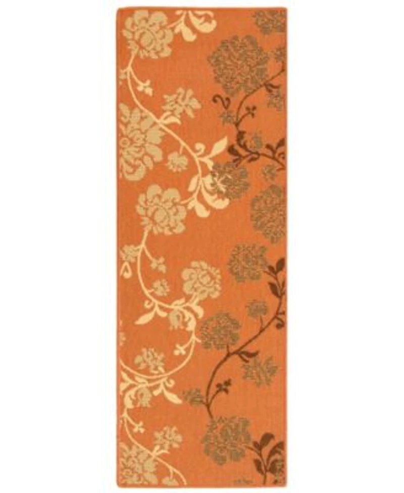 Safavieh Courtyard Terra Natural Brown Area Rug Collection