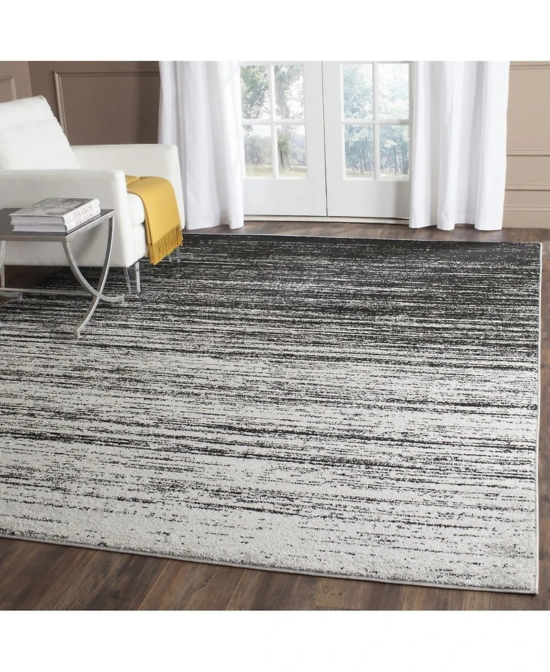 Safavieh Adirondack 113 Silver and Black 8' x 10' Area Rug