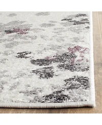Safavieh Adirondack 115 Ivory and Purple 5'1" x 7'6" Sisal Weave Area Rug