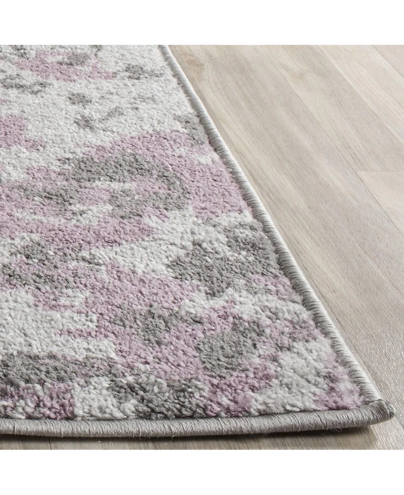 Safavieh Adirondack Light Gray and Purple 8' x 10' Area Rug