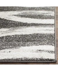 Safavieh Adirondack 125 Charcoal and Ivory 5'1" x 7'6" Area Rug