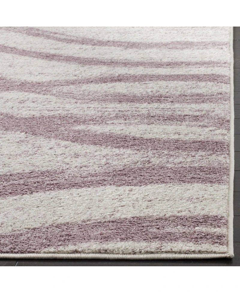 Safavieh Adirondack 125 Cream and Purple 5'1" x 7'6" Area Rug