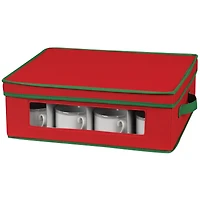 Household Essentials Holiday China Cup Storage Box