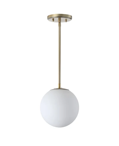 Jonathan Y Bleecker Metal/Glass Globe Led Pendant
