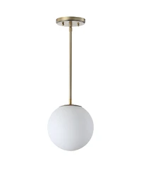 Jonathan Y Bleecker Metal/Glass Globe Led Pendant