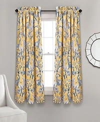 Dolores Botanical Print Curtain Collection