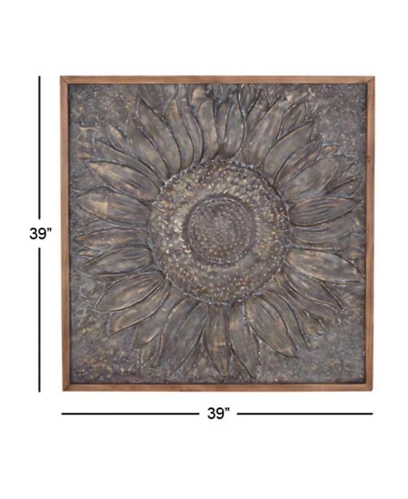 Rosemary Lane Iron Rustic Wall Decor