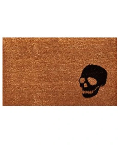 Home More Skull Natural Coir Vinyl Doormats