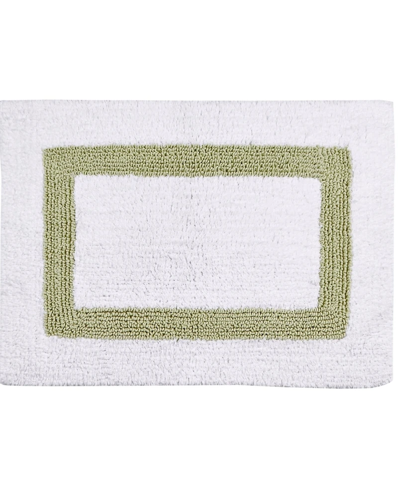 Better Trends Lux Contrast Frame Bath Rug
