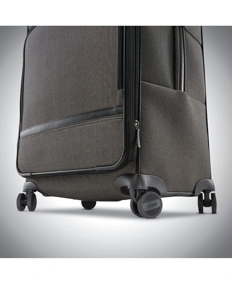 Hartmann Herringbone Dlx Domestic Carry-On Expandable Spinner Suitcase